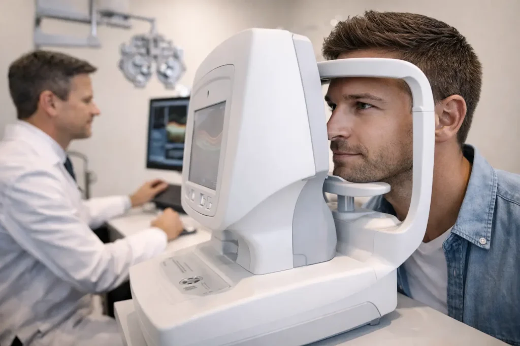 c What Is an OCT Eye Exam? Visual Field Tests Explained (2026)