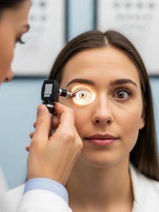 patient receiving an eye exam with dilated pupils highlighting the importance of eye health a2b2a976 c688 459d bdd3 dff990dfa52c Premier Optical