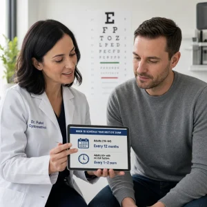 annual eye check up scheduling consultation 564 Premier Optical