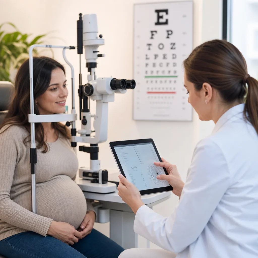 pregnancy eye exam slit lamp clinic 573 Eye Exam During Pregnancy: What&rsquo;s Safe, What Changes, When to Call