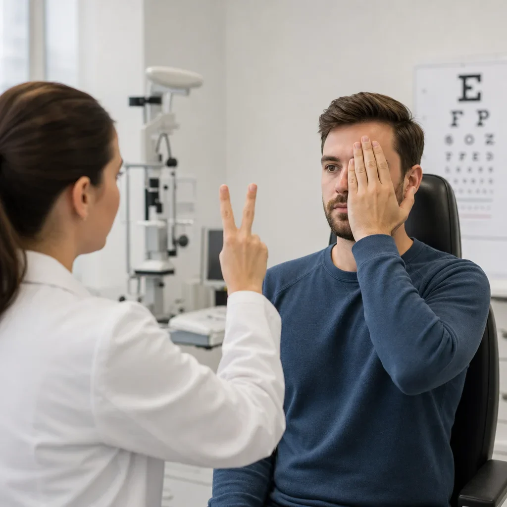 confrontation peripheral vision test exam room 1797 1 Eye Test for Peripheral Vision: What It Detects, Results & Next Steps