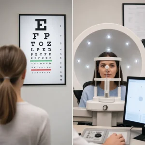 visual acuity vs visual field testing 1751 Premier Optical